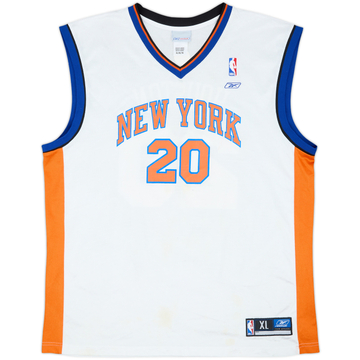 2002-05 New York Knicks Houston #20 Reebok Home Jersey - 6/10 - (XL)