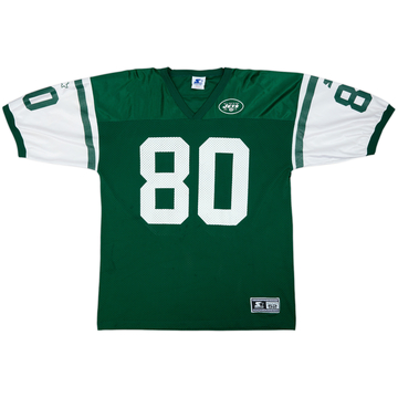 1998 New York Jets Chrebet #80 Starter Home Jersey - 6/10 - (XL)