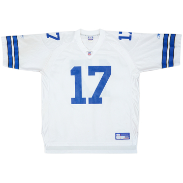 2002-03 Dallas Cowboys Carter #17 Reebok On Field Jersey de visitante - 8/10 - (XXL)