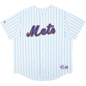 2003-08 New York Mets Majestic Home Jersey - 7/10 - (L)