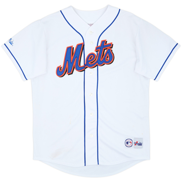 Camiseta Majestic de local del New York Mets 2003-08 - 5/10 - (L)