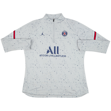 2022-23 Paris Saint-Germain Jordan 1/4 Zip Training Top - 8/10 - (XL)