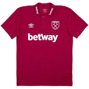 2022-23 West Ham Umbro Polo Shirt - 8/10 - (XL)