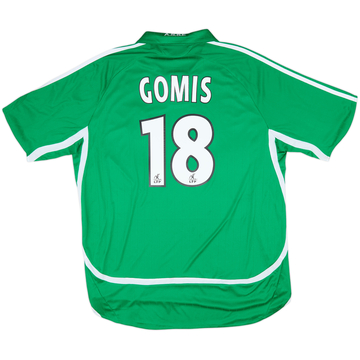 2006-07 Saint Etienne Home Shirt Gomis #18 - 8/10 - (XL)