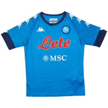 2020-21 Napoli Home Shirt - 6/10 - (10-11 Years)