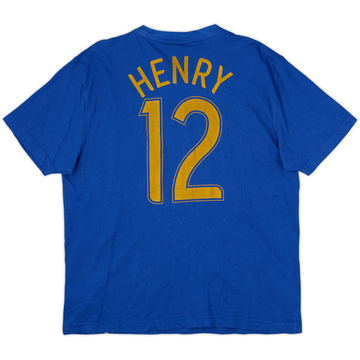 2006 France Nike Cotton Tee Henry #12 - 7/10 - (XL)