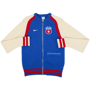 2005-06 Steaua Bucharest Nike Knitted Track Jacket - 8/10 - (M)