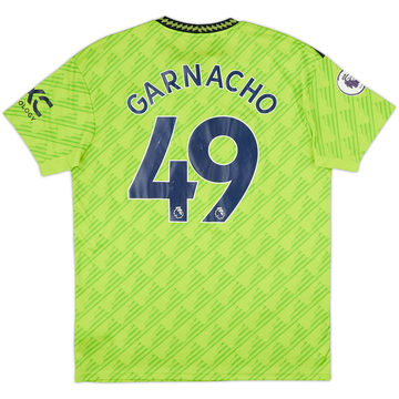 2022-23 Manchester United Third Shirt Garnacho #49 - 7/10 - (L)