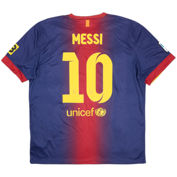 2012-13 Barcelona Home Shirt Messi #10 - 6/10 - (XL)