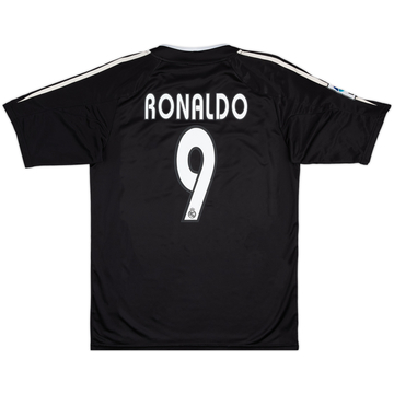 Camiseta de visitante del Real Madrid 2004-05 Ronaldo #9 - 6/10 - (15-16 Años)