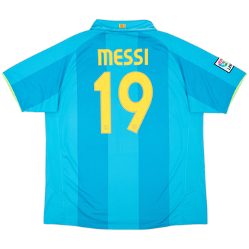 2007-09 Barcelona Away Shirt Messi #19 - 6/10 - (XXL)