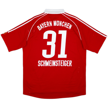 2006-07 Bayern Munich Home Shirt Schweinsteiger #31 - 5/10 - (L)