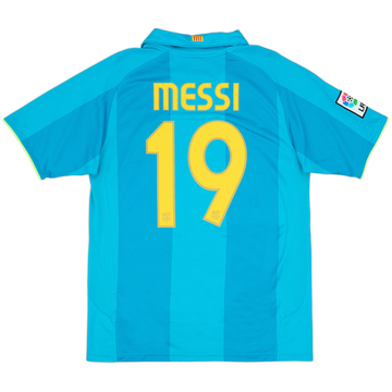 2007-09 Barcelona Away Shirt Messi #19 - 8/10 - (M)
