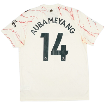 2020-21 Arsenal Away Shirt Aubameyang #14 - 9/10 - (L)