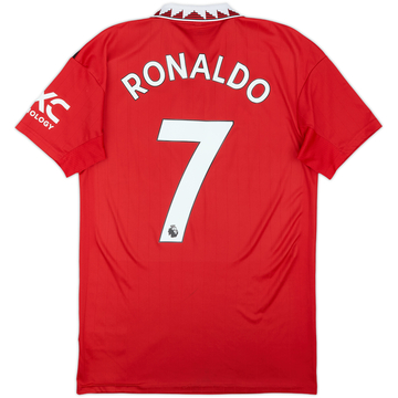 2022-23 Manchester United Home Shirt Ronaldo #7 - 6/10 - (XS)