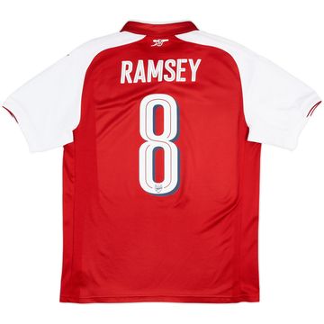 2017-18 Arsenal Home Shirt Ramsey #8 - 8/10 - (M)