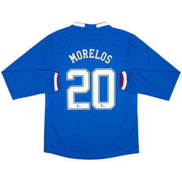 2022-23 Rangers Home L/S Shirt Morelos #20 (L)