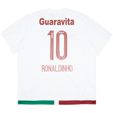 Camiseta de visitante del Fluminense 2015 Ronaldinho #10 (XXL)