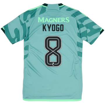 2023-24 Celtic Third Shirt Kyogo #8 - 9/10 - (XS)