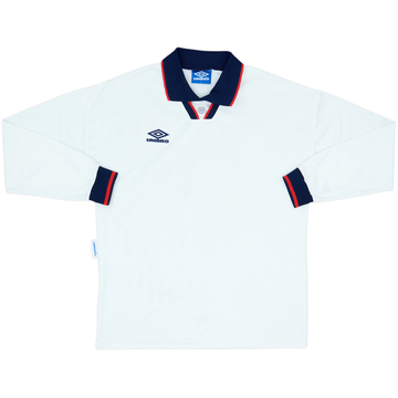 1993-95 Umbro Template L/S Shirt (England) - 8/10 - (L)