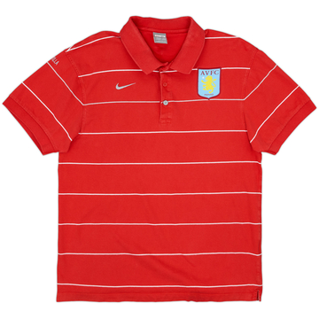 2008-09 Aston Villa Nike Polo Shirt - 6/10 - (XL)