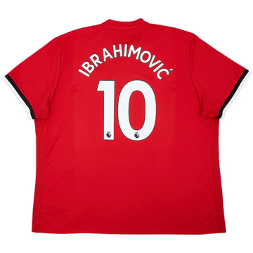 2017-18 Manchester United Home Shirt Ibrahimovic #10 - 8/10 - (3XL)