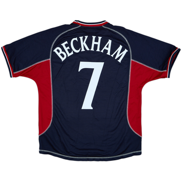 2000-01 Manchester United Third Shirt Beckham #7 - 8/10 - (L)