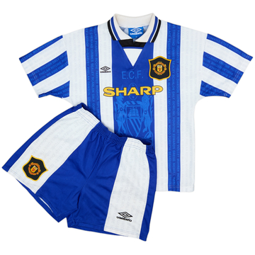 1994-96 Manchester United Third Full Kit - 8/10 - (L.Boys)