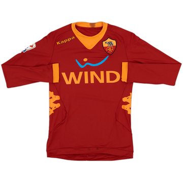 2011-12 Roma Home L/S Shirt - 5/10 - (XS)