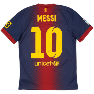 2012-13 Barcelona Home Shirt Messi #10 - 6/10 - (S)