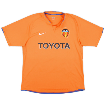 2007-08 Valencia Match Issue Away Shirt #15