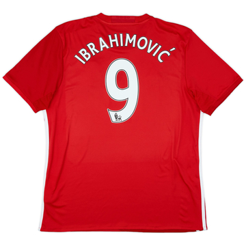 2016-17 Manchester United Home Shirt Ibrahimovic #9VS