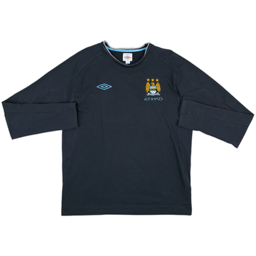 2010-11 Manchester City Umbro Training L/S Shirt - 9/10 - (L)