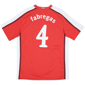 2008-10 Arsenal Home Shirt Fabregas #4 - 7/10 - (XL)