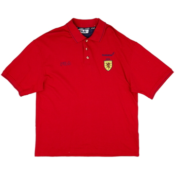 2000-02 Scotland Fila Polo Shirt - 9/10 - (XL)
