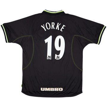 1998-99 Manchester United Third Shirt Yorke #19 - 8/10 - (XL)
