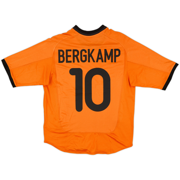 2000-02 Netherlands Home Shirt Bergkamp #10 - 8/10 - (L)