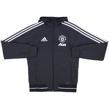 2017-18 Manchester United adidas Track Jacket - 10/10 - (S)