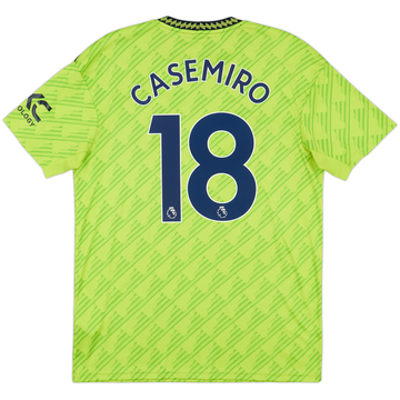 2022-23 Manchester United Third Shirt Casemiro #18 - 9/10 - (L)