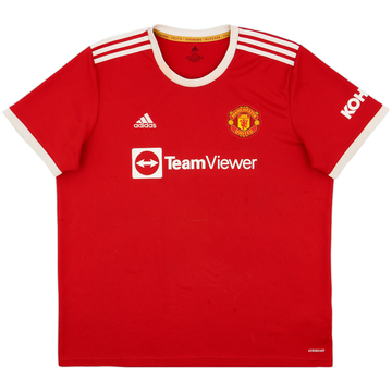 2021-22 Manchester United Home Shirt - 4/10 - (XXL)