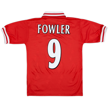 1996-98 Liverpool Home Shirt Fowler #9 - 8/10 - (Y)