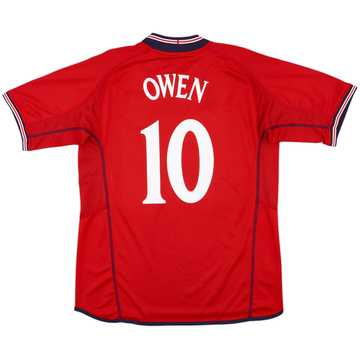 2002-04 England Away Shirt Owen #10 - 8/10 - (XL)