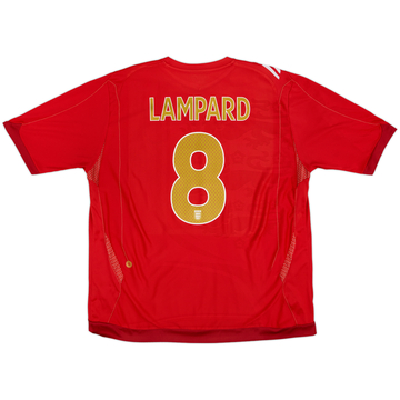 2006-08 England Away Shirt Lampard #8 - 6/10 - (XXL)