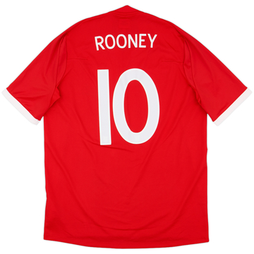 2010-11 England Away 'South Africa' Shirt Rooney #10 - 8/10 - (L)