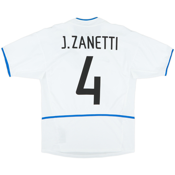 2002-03 Inter Milan Away Shirt Zanetti #4 - 8/10 - (S)