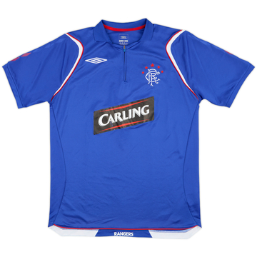 2006-07 Rangers Umbro 1/4 Zip Training Shirt - 6/10 - (M)