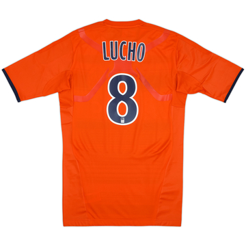 2011-12 Olympique Marseille Player Issue TechFit Third Shirt Lucho #8 (XL)