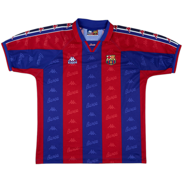 1995-97 Barcelona Home Shirt - 8/10 - (XL)