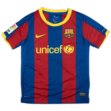 2010-11 Barcelona Home Shirt - 8/10 - (S.Boys)