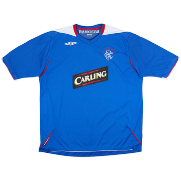 2006-07 Rangers Home Shirt - 6/10 - (XXL)
